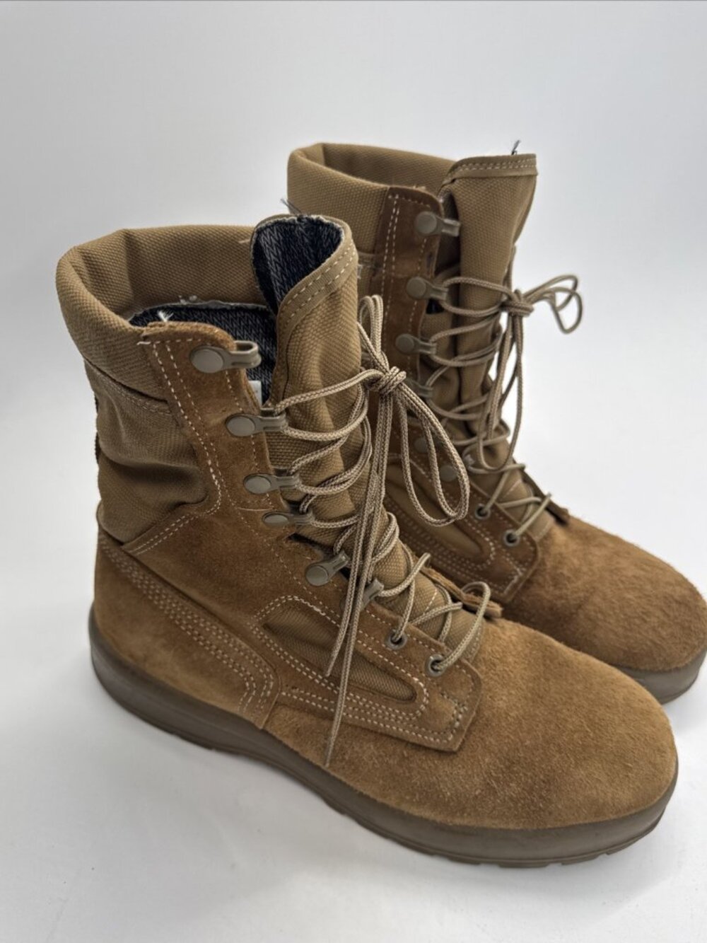 Belleville Gore-Tex AFTW Military Combat Boots Mens 9.5 W Coyote Brown USA Made